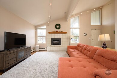 living fire place