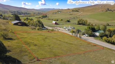 Bird's eye view featuring a rural view and a mountain view