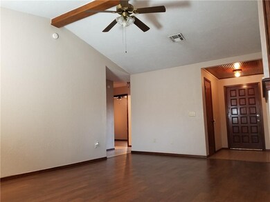 View from Living Area entry to Eating area - looki