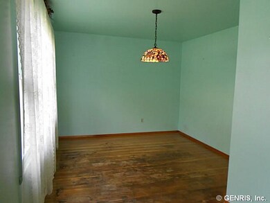 Dining Room. The dining room is in the front of th