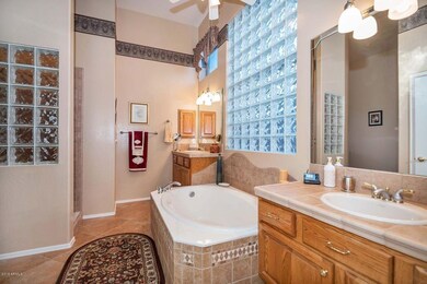 Master Tub and Vanity