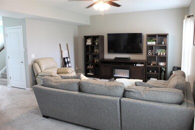 Spacious family room.