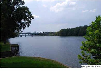 View down river of Highway 280 Bridge