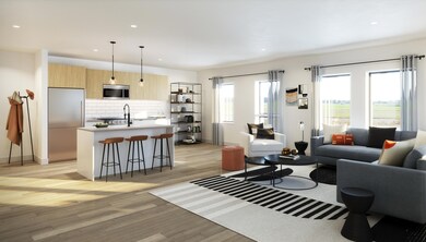 Kitchen/Living Room Rendering