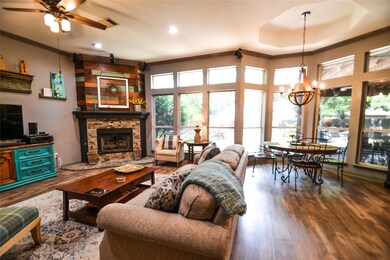 Living area and nook area