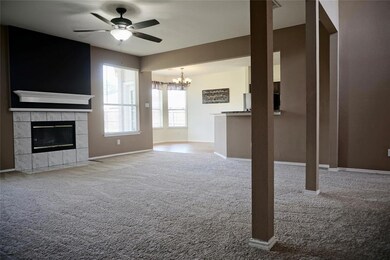 Living Room with Fireplace