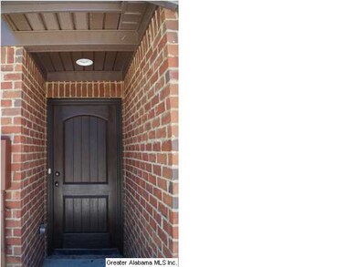 Covered brick entry