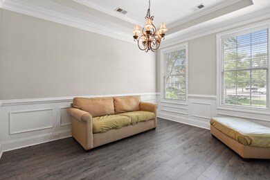 Tray ceiling and beautiful molding