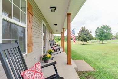 This porch is perfect for sipping your wine or sweet tea!