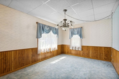 Large formal dining room.