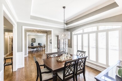Coming into the home on the left you'll see the formal dining room.