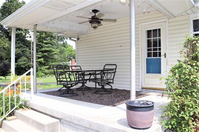 Covered back porch