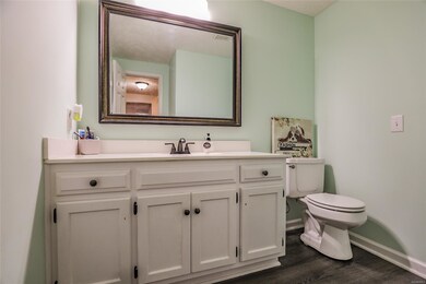 Downstairs half bath