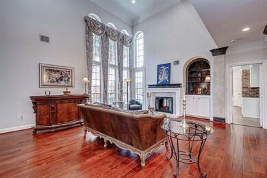 Living room is a very nice large room with high ce