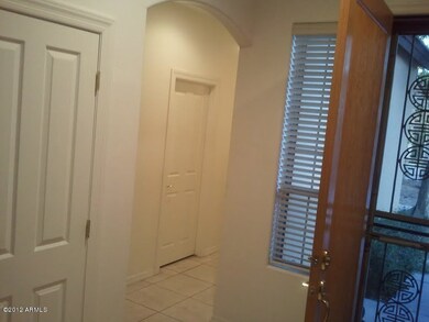 next to front door