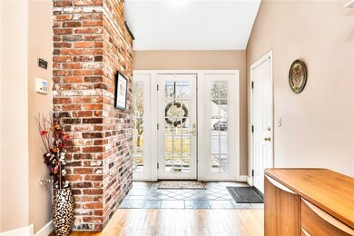 Mud room view from back to front