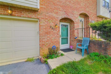Welcome to 247 Flint Hill Road! Street level entra