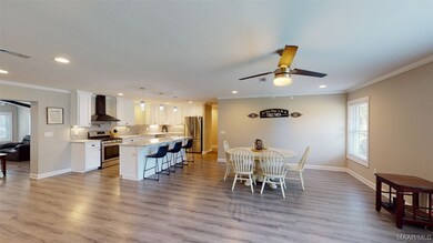 living room and kitchen
