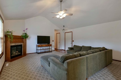 Front entry and living room