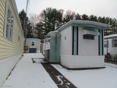 View of snow covered exterior