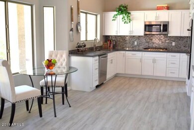 Kitchen and dinette area