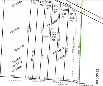 Prop is Plat taxlot 1201