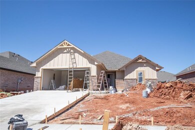 Modern farmhouse with a garage