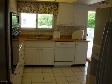 Kitchen view toward back