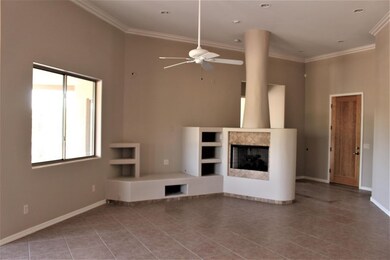 Great room with fireplace