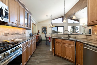Kitchen and dining area