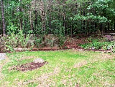 Private rear yard
