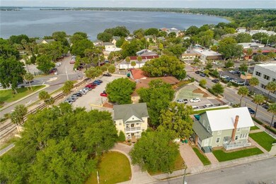 Arial View to the Lake and Downtown