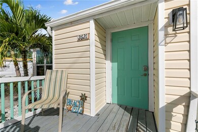 Front of property at 2621 Estero Blvd