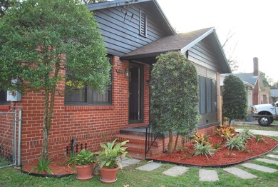 Close-up view of front