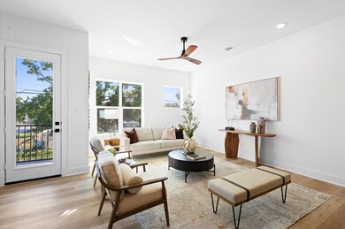 Generous second floor living boasts luxury vinyl p