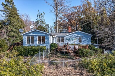 Partially fenced in yard for your four legged fami