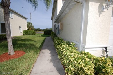 Front door is a private entry way on the side