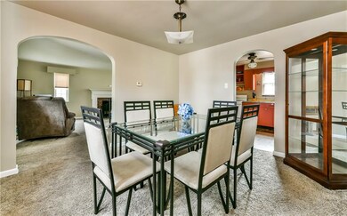 Dining Room conveniently located between the Kitch