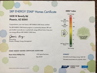 HERS Certificate