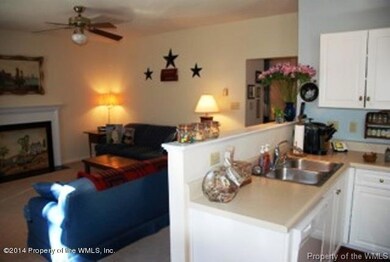 kitchen and family room