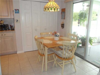 Breakfast Nook. Bright and sunny with a view of th