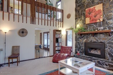 2 story living room view
