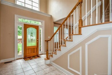 You will enter the home through a unique door with