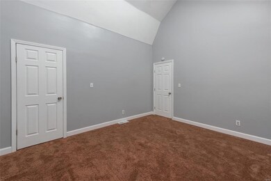Master bedroom with skylights