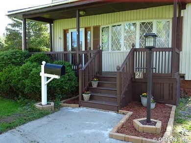 Porch - Open. Large covered porch newly refinished