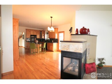 Three Sided Fireplace