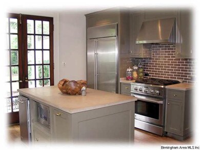 Fabulous Kitchen with Limestone Countertops & Isla