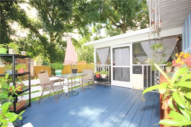 The expansive Deck overlooks your large backyard