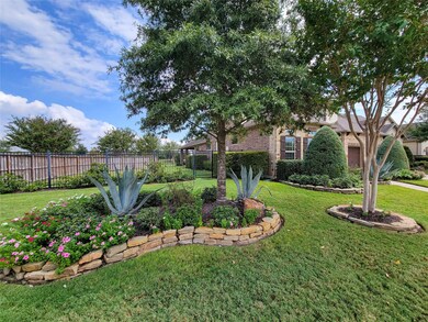 Lovely landscaping with views and a walking trail