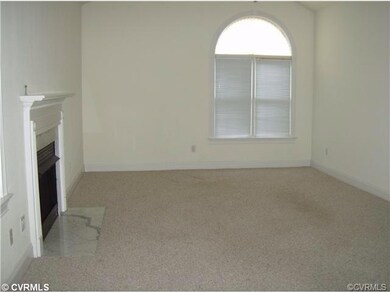 Living Room with gas fireplace/marble surround, va